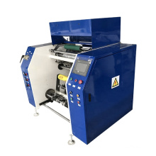 Máquina de rebobinagem de sistema de retrocesso de rótulo de fita de papel